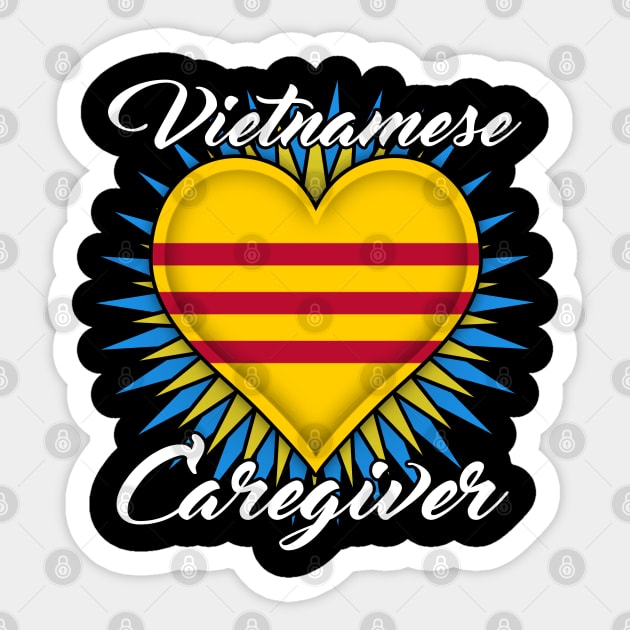 Vietnamese Caregiver (white font) Sticker by WCN Store